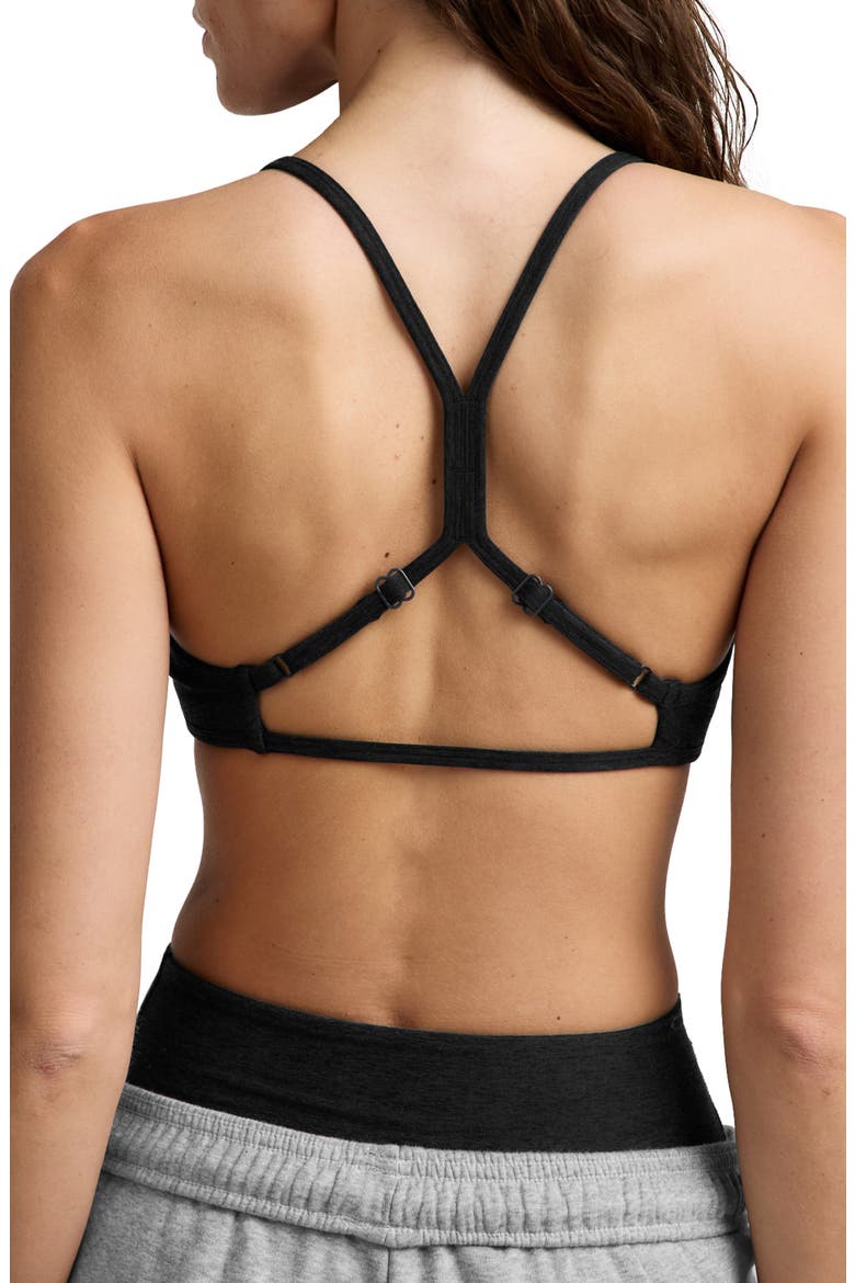 Spacedye Minimal Racerback Sports Bra, Alternate, color, DARKEST NIGHT