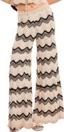 Capittana Kari Open Stitch Wide Leg Cover-Up Pants