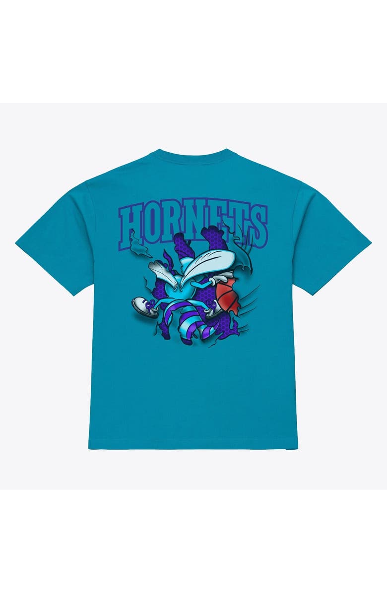 Mitchell & Ness Men's Mitchell & Ness Teal Charlotte Hornets Breakthrough T-Shirt, Alternate, color, Teal