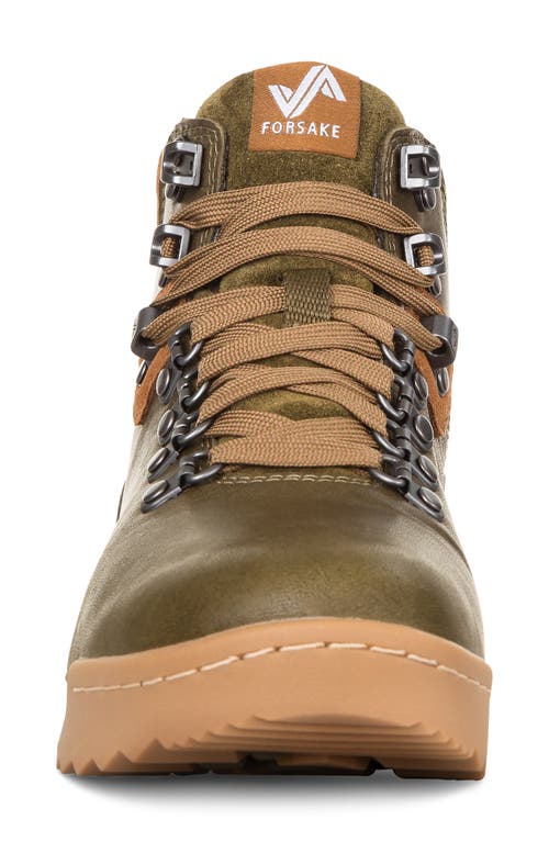 Forsake Patch Waterproof Mid Hiking Boot In Green