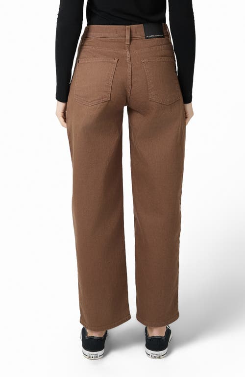 Mod/am Daisy Barrel Jeans In Brown