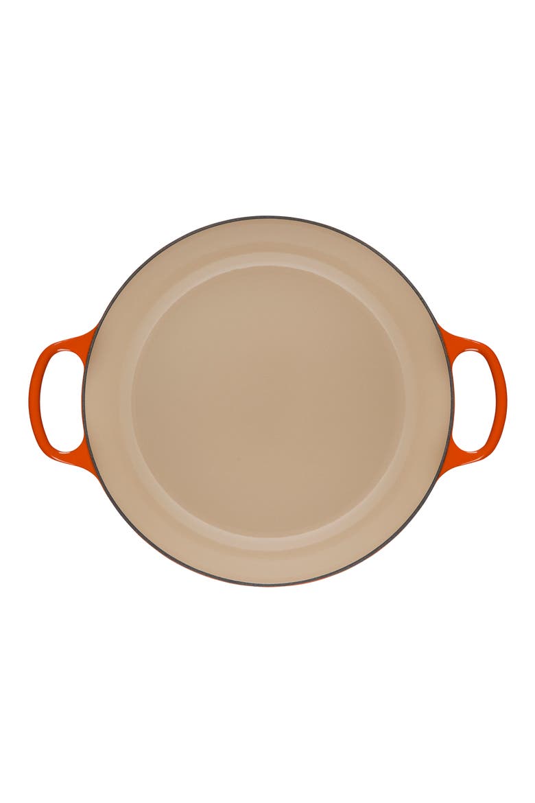 Signature 5-Quart Enameled Cast Iron Braiser, Alternate, color, FLAME