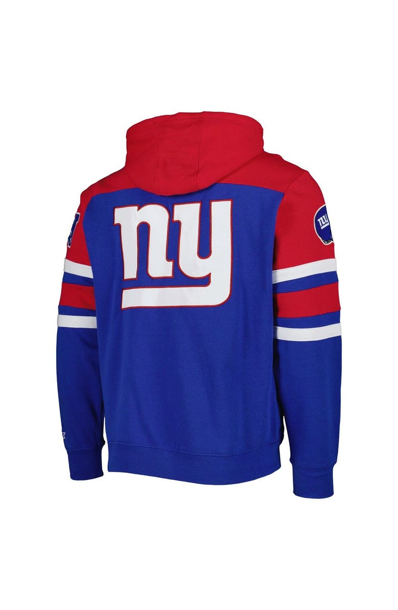 STARTER Men's Starter Royal New York Giants Extreme Full-Zip Hoodie Jacket, Alternate, color, 