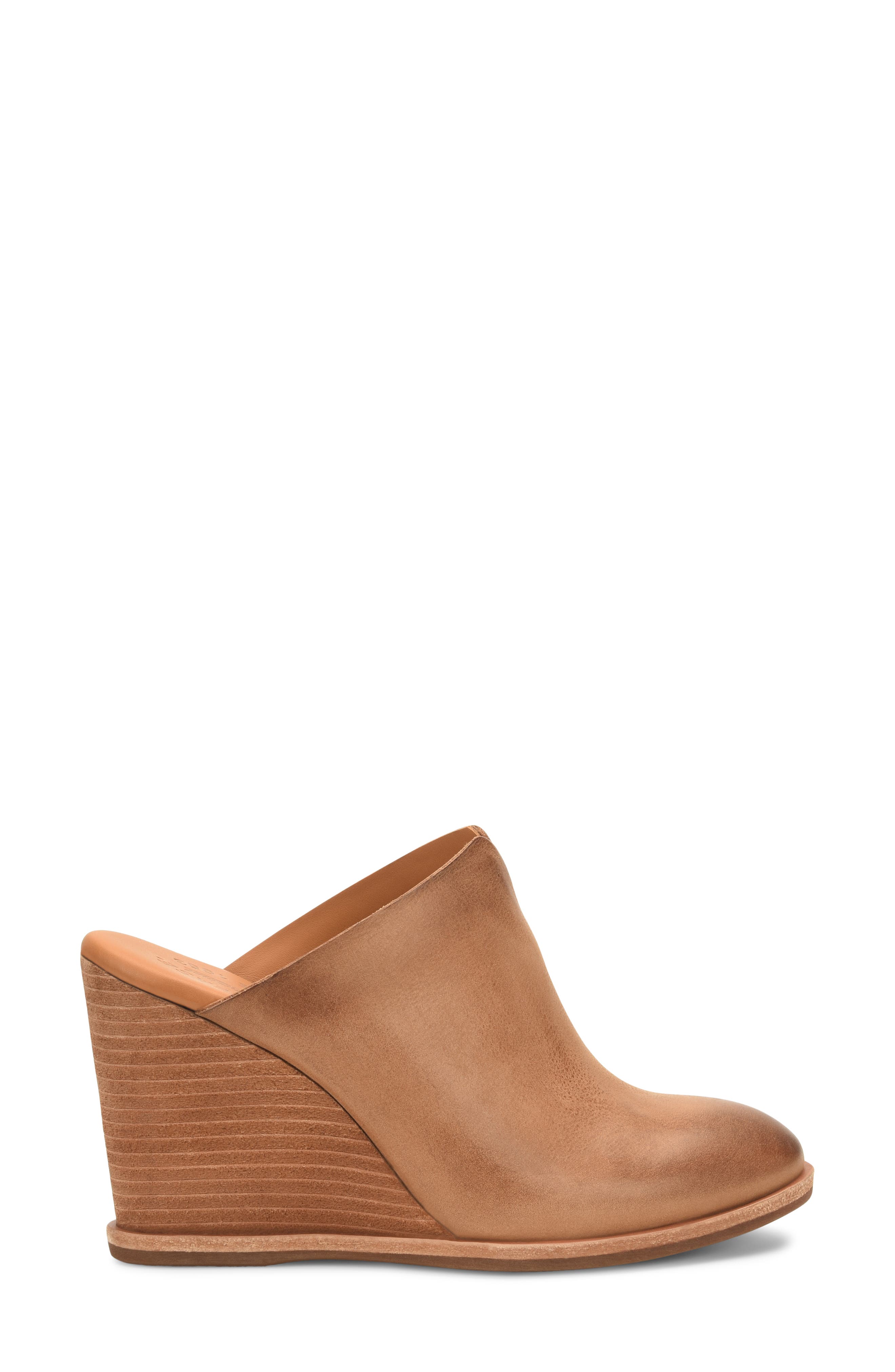 Lanka Wedge Mule, Alternate, color, BROWN LEATHER