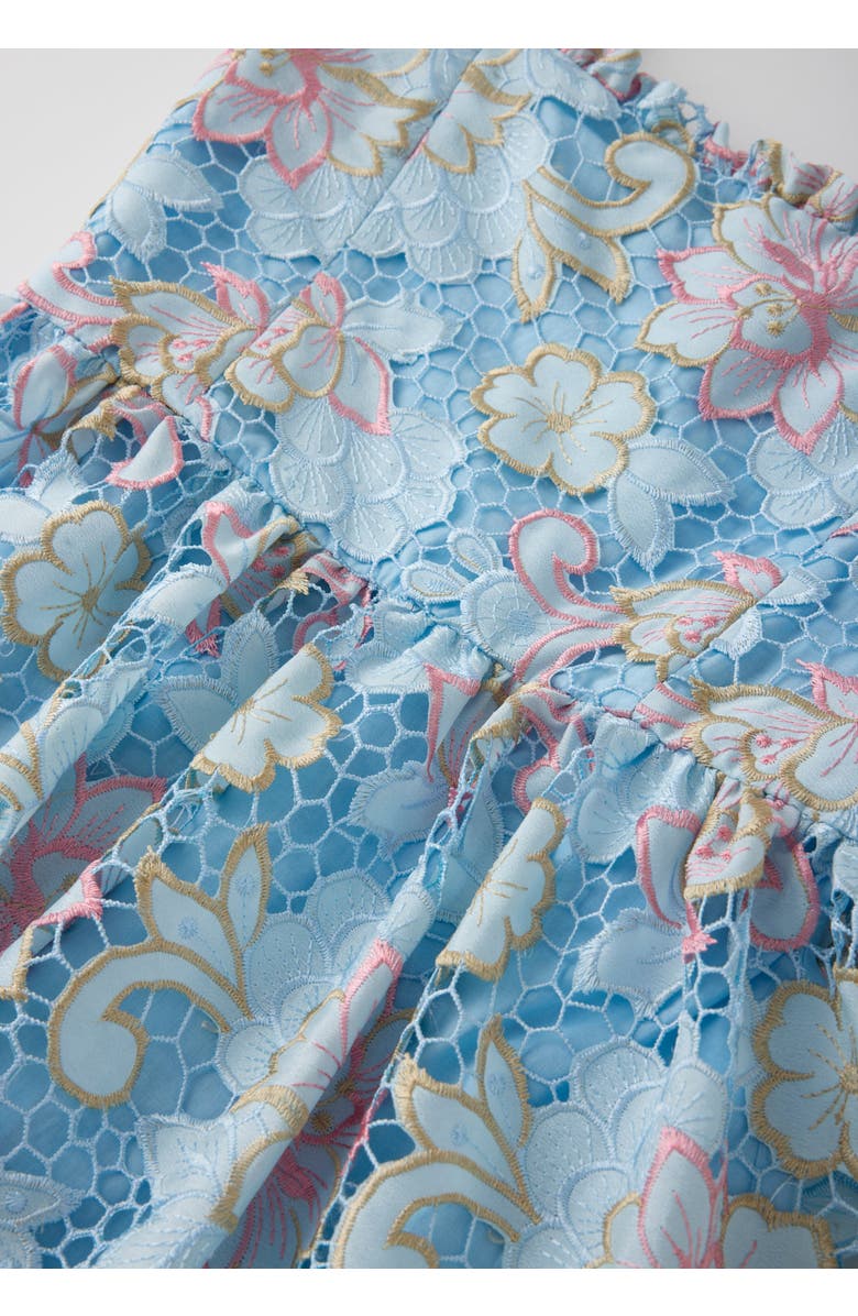 Marlo Kids Lilia Embroidered Mini Dress, Alternate, color, Floral