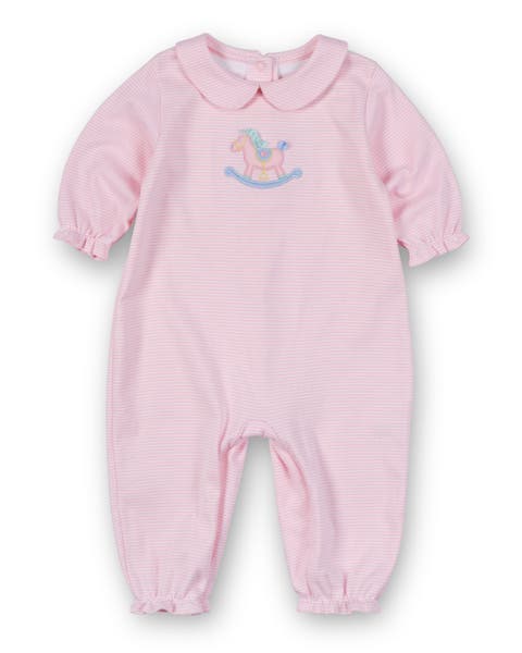 Stripe Knit Longall With Rocking Horse (Baby)