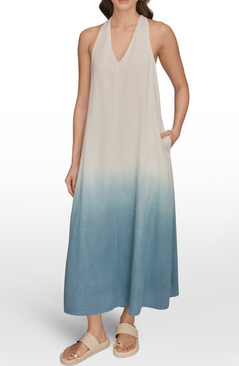 V-Neck Sleeveless Maxi Dress