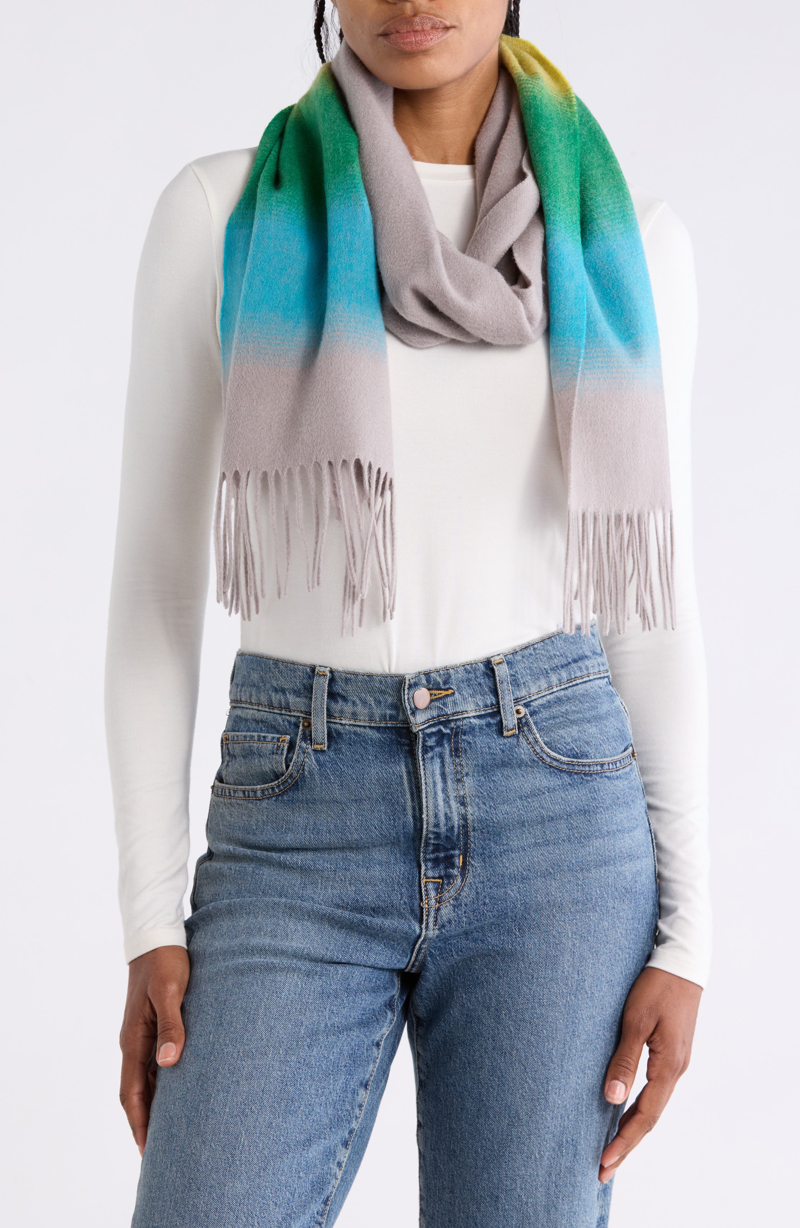 Wool Gradient Scarf