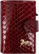Cavalinho Gallop Bifold Pop Up Slim Patent Leather Wallet 22