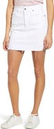 AG Vera Cutoff Denim Miniskirt