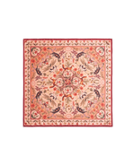 Fable England Folksy Fox Tales Peach Square Scarf