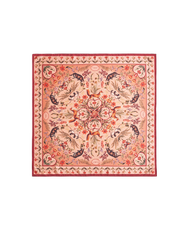 Fable England Folksy Fox Tales Peach Square Scarf