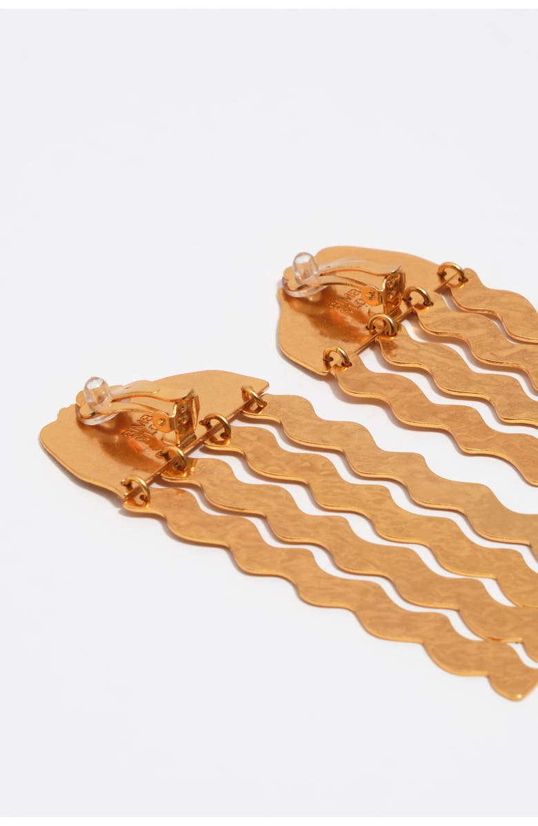 Bimba y Lola Matte Silhouette Earrings, Alternate, color, Gold
