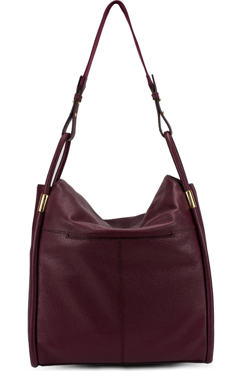 Thacker Tery Leather Hobo Bag, Alternate, color,
