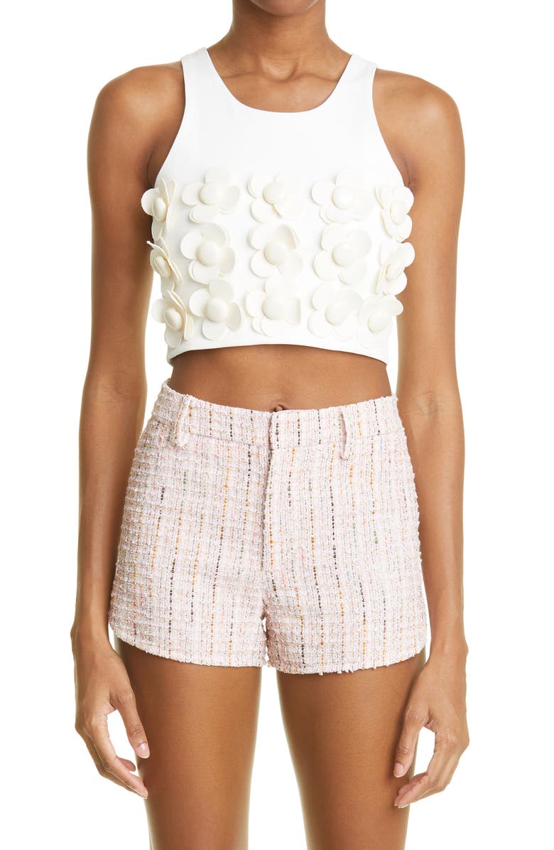 Shushu/Tong Floral Crop Tank top, Main, color, 