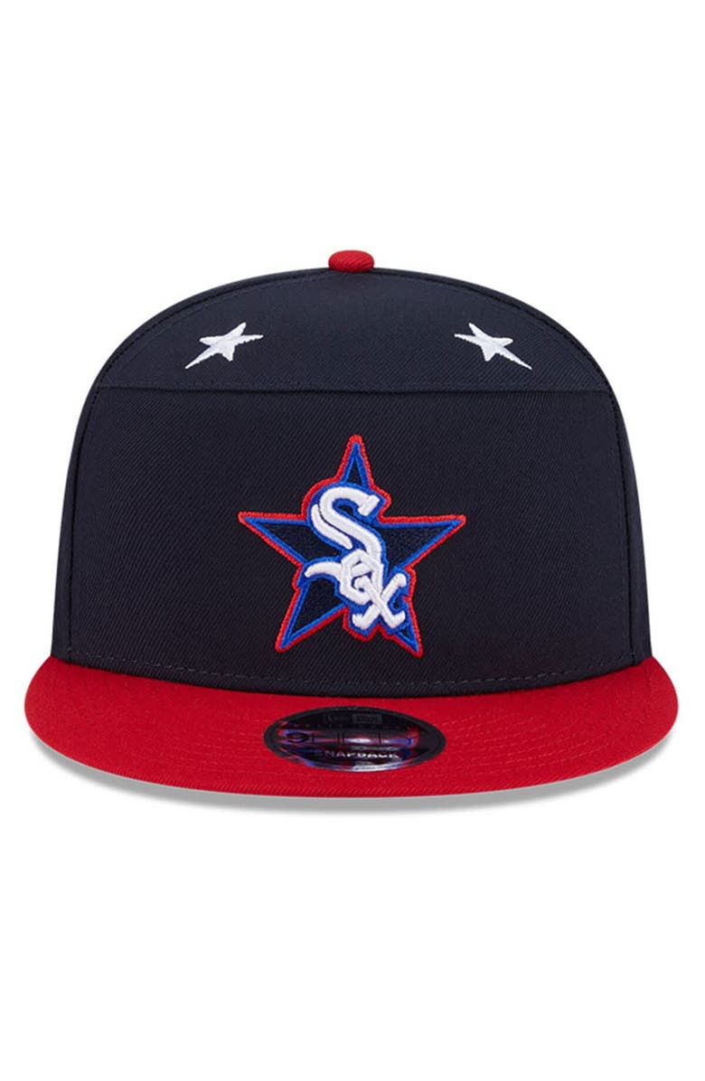 New Era Men's New Era Navy/Red  Chicago White Sox 2025 MLB All-Star Game Workout Side Patch 9FIFTY Snapback Hat, Alternate, color, Navy