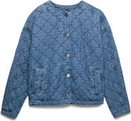 PER UNA BY M&S Quilted Denim Jacket