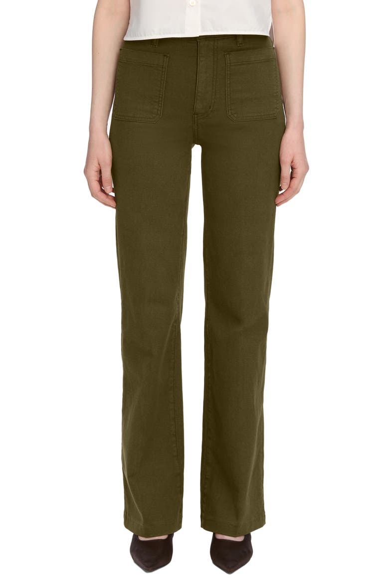 The Refined Straight Leg Pants, Main, color, TREE MOSS