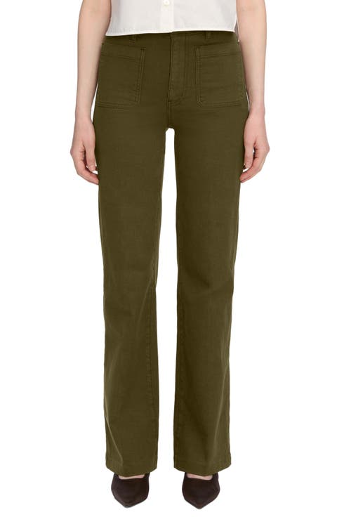 パンツ ASPESI Women Straight Pants S3G143G208 85237 green Surplus Straight Women's Pants - Green | Levi's® US