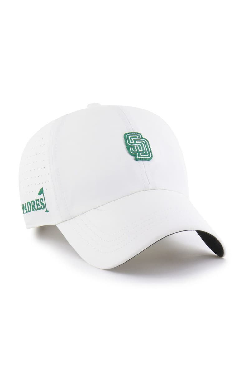 '47 Men's '47 White San Diego Padres Elevated Greens Clean Up Adjustable Hat, Main, color, White