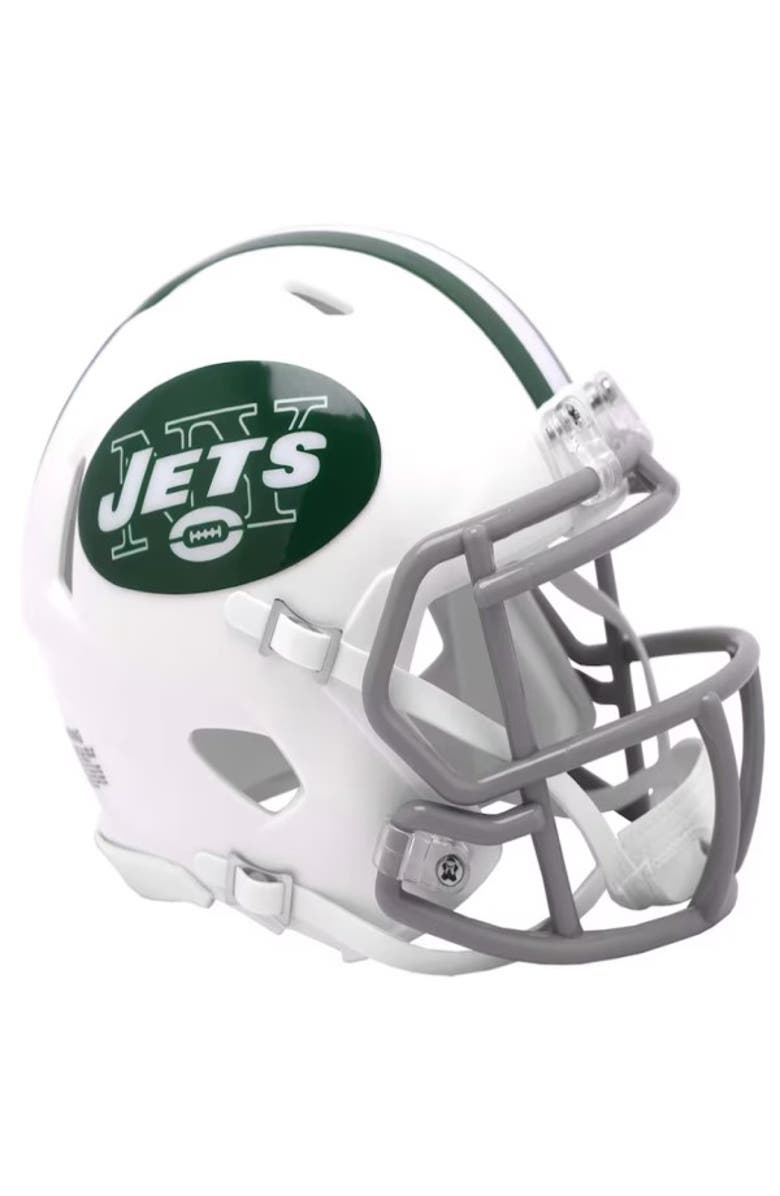 RIDDELL New York Jets Classic (2024) Alternate Riddell Speed Mini Helmet, Main, color, White