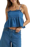 Lee Denim Peplum Camisole