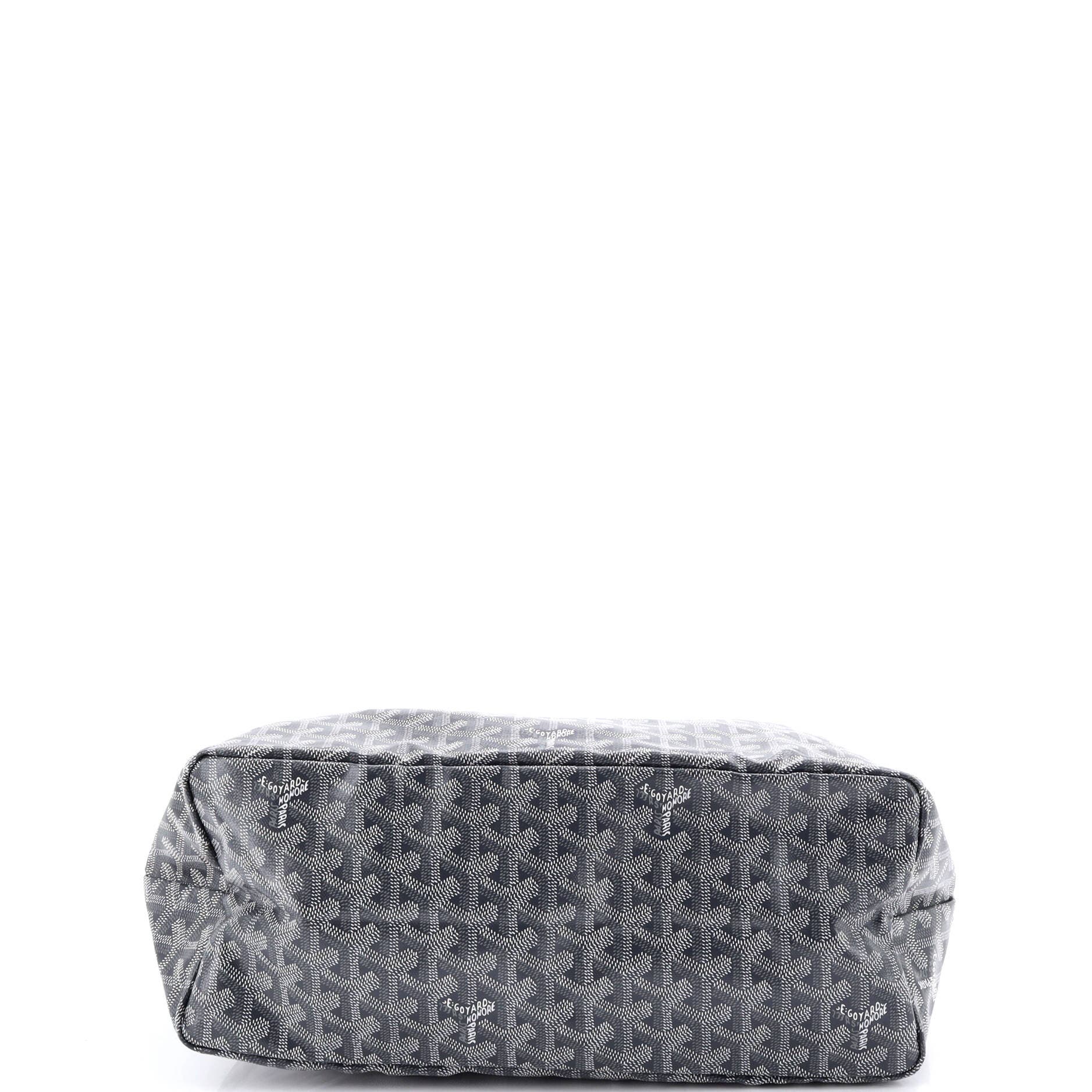 Pre-Owned Goyard Saint Louis Tote Coated Canvas PM, Alternate, color, Gray