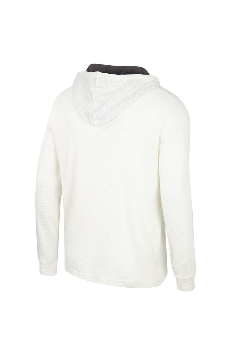 COLOSSEUM Men's Colosseum White Michigan Wolverines Affirmative Thermal Hoodie Long Sleeve T-Shirt, Alternate, color, 