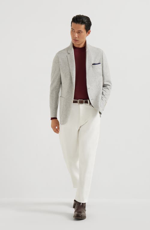 Brunello Cucinelli Iconic Fit Five-pocket Trousers In White