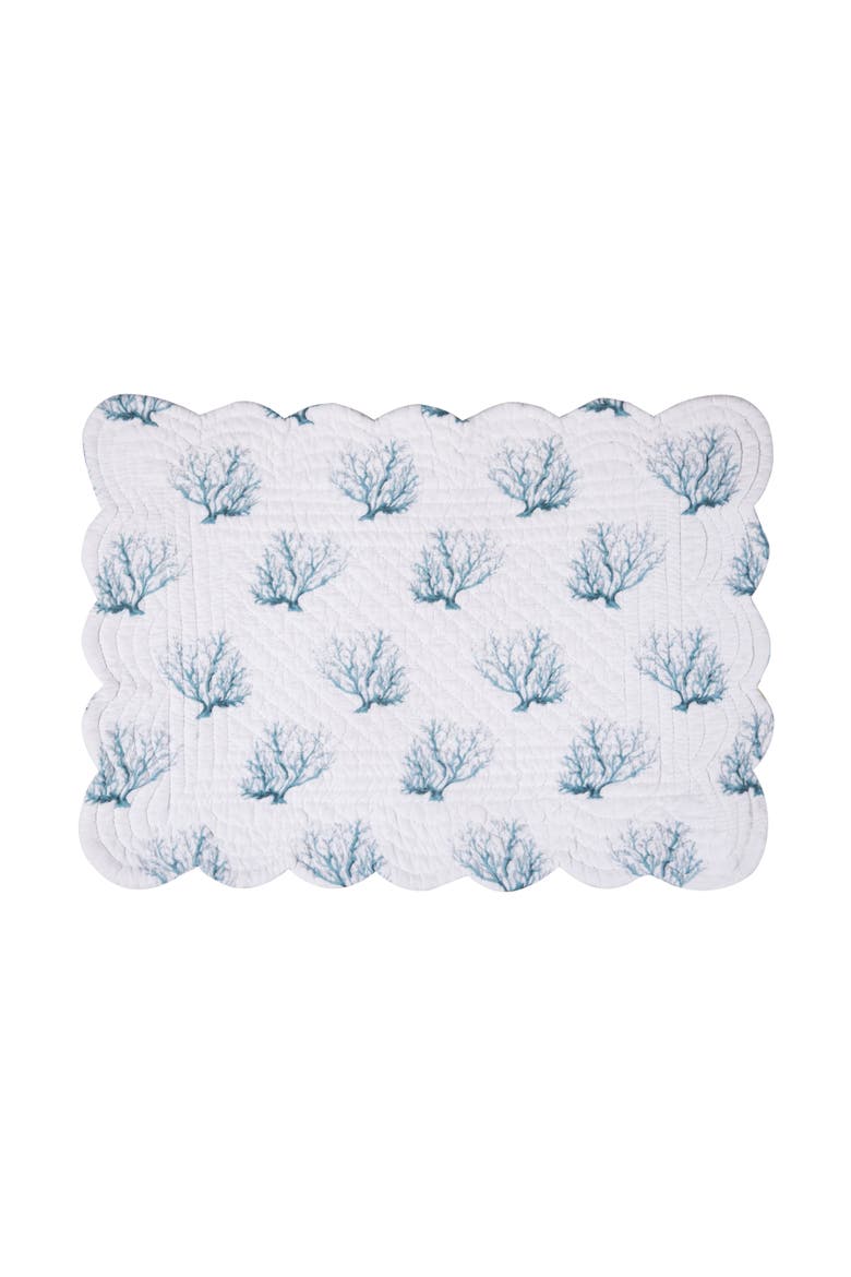 Marlowe Sound Placemats, Set of 6, Alternate, color, White