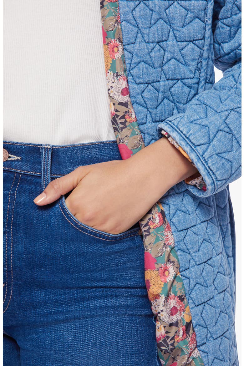 The Channel Changer Belted Chambray Jacket, Alternate, color, WHEN THE STARS ALIGN
