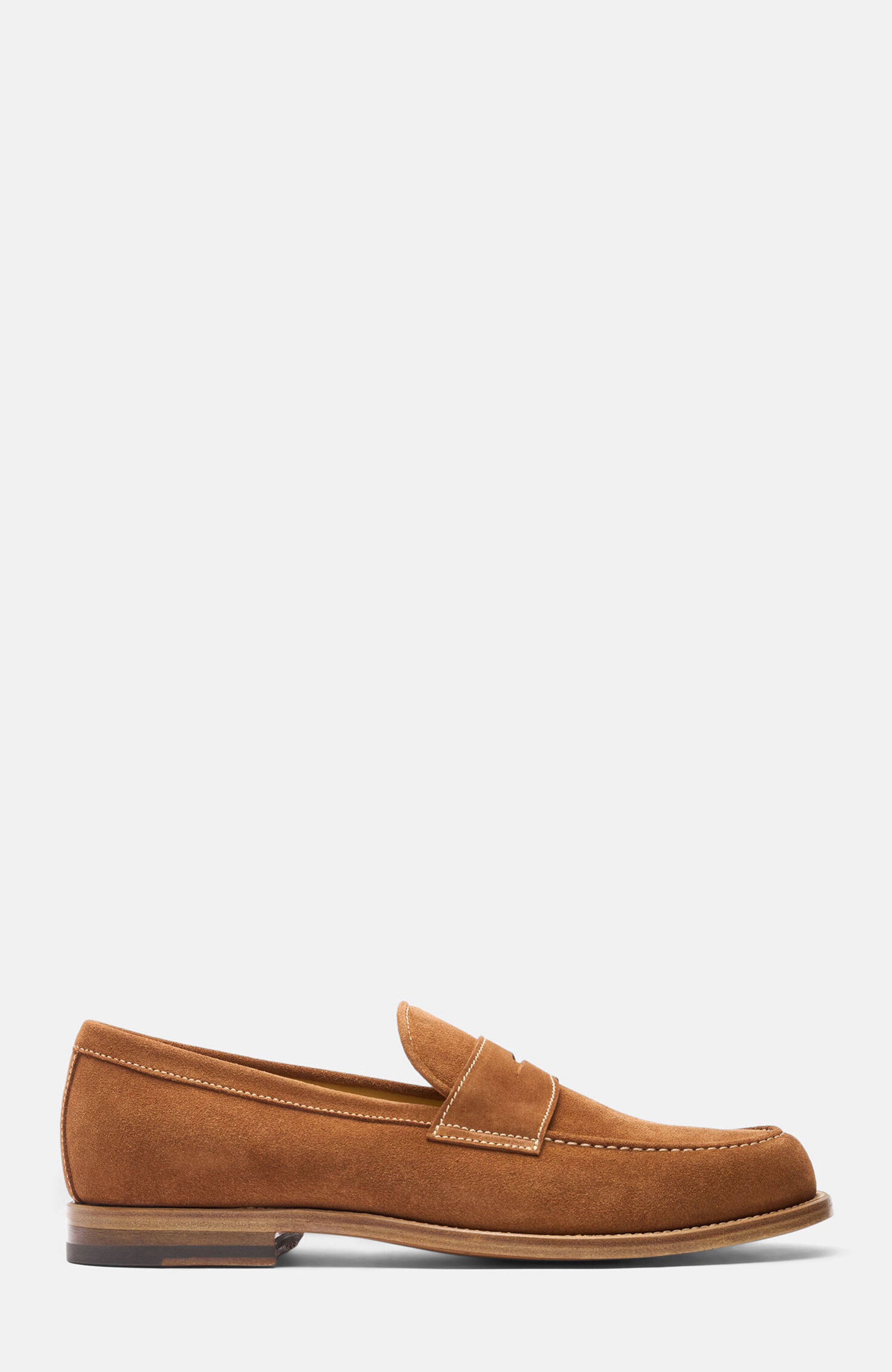 Edward Loafers, Alternate, color, Tan - Suede