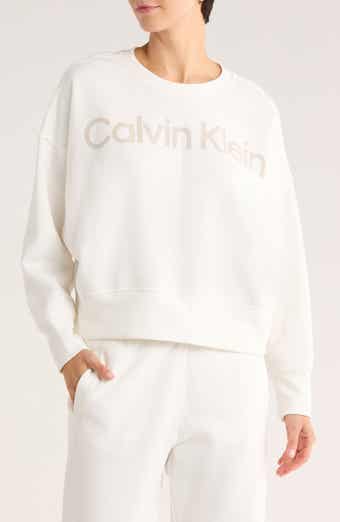 CALVIN KLEIN PERFORMANCE Flocked Logo Sweatshirt