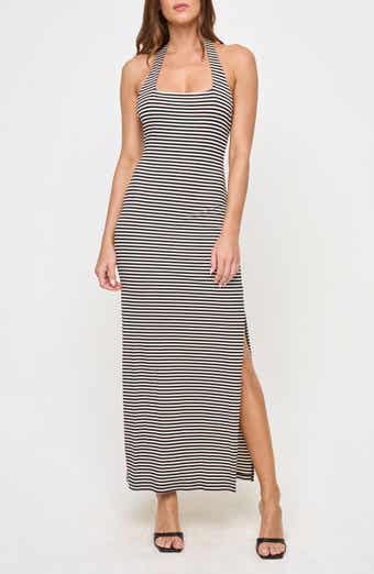London Halter Midi Dress
