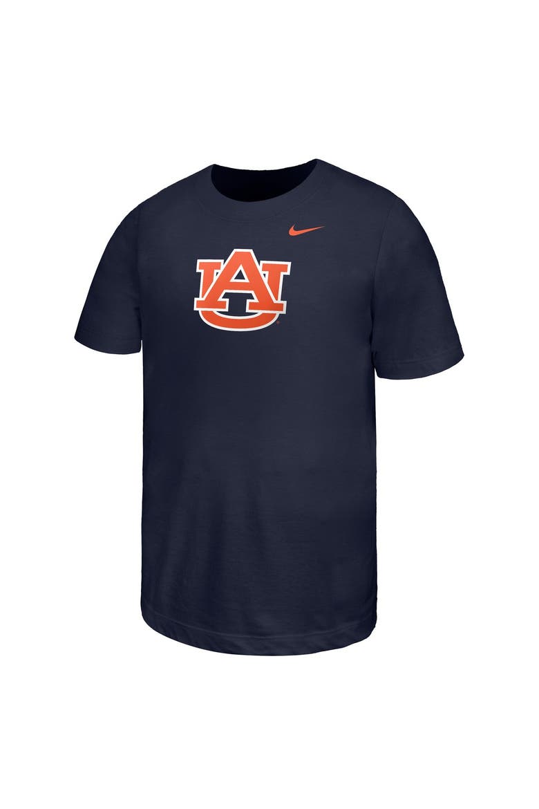Youth Nike Navy Auburn Tigers Logo T-Shirt, Alternate, color, Navy