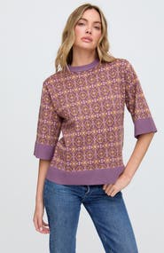Raffya Daffodil Slouchy Knitted T-Shirt
