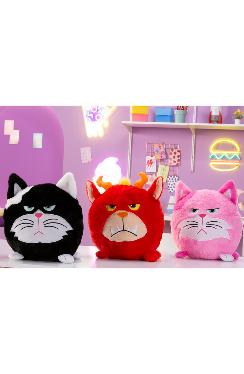 Hangry Petz Rogue Monster 12 Inch Red Animal Plush, Alternate, color, Multicolored