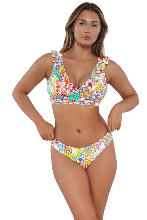 Willa Wireless Bikini Swimsuit Top - F Cup