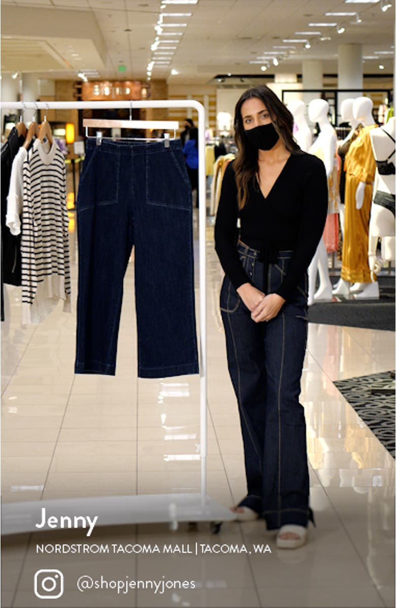 All Day Wide Leg Crop Jeans, sales video thumbnail