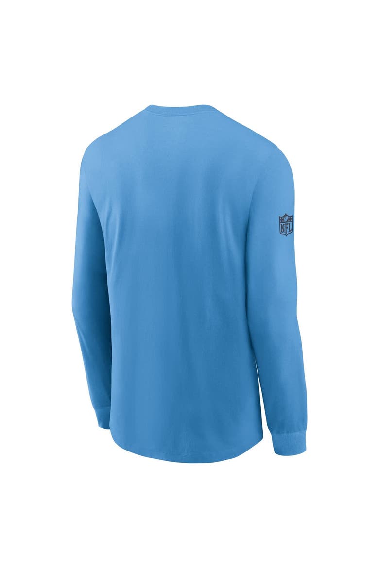 Men's Nike Light Blue Tennessee Titans Sideline Performance Long Sleeve T-Shirt, Alternate, color, Light Blue