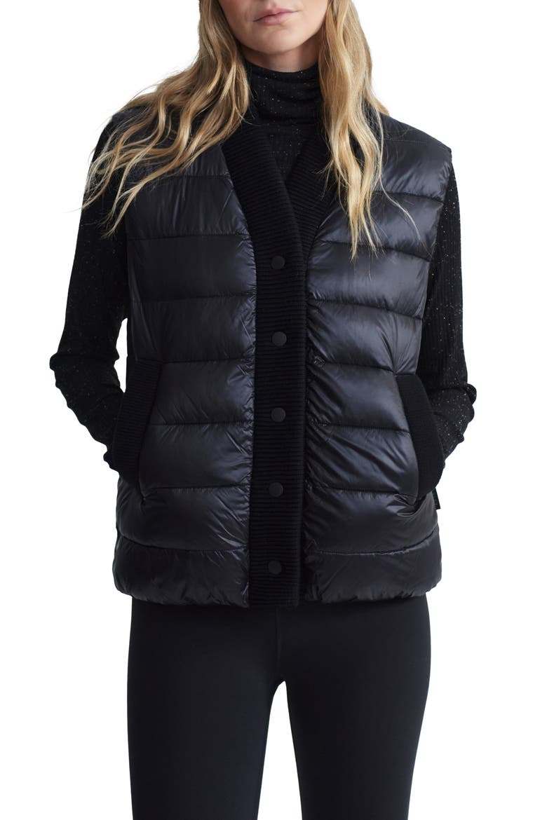 Colwyn Puffer Vest, Main, color, BLACK