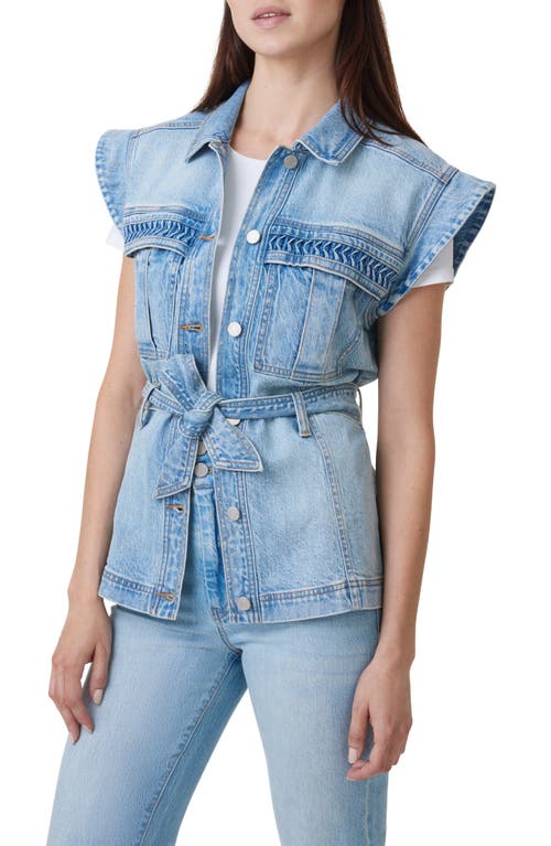 Habitual Strong Shoulder Vest In Fjord