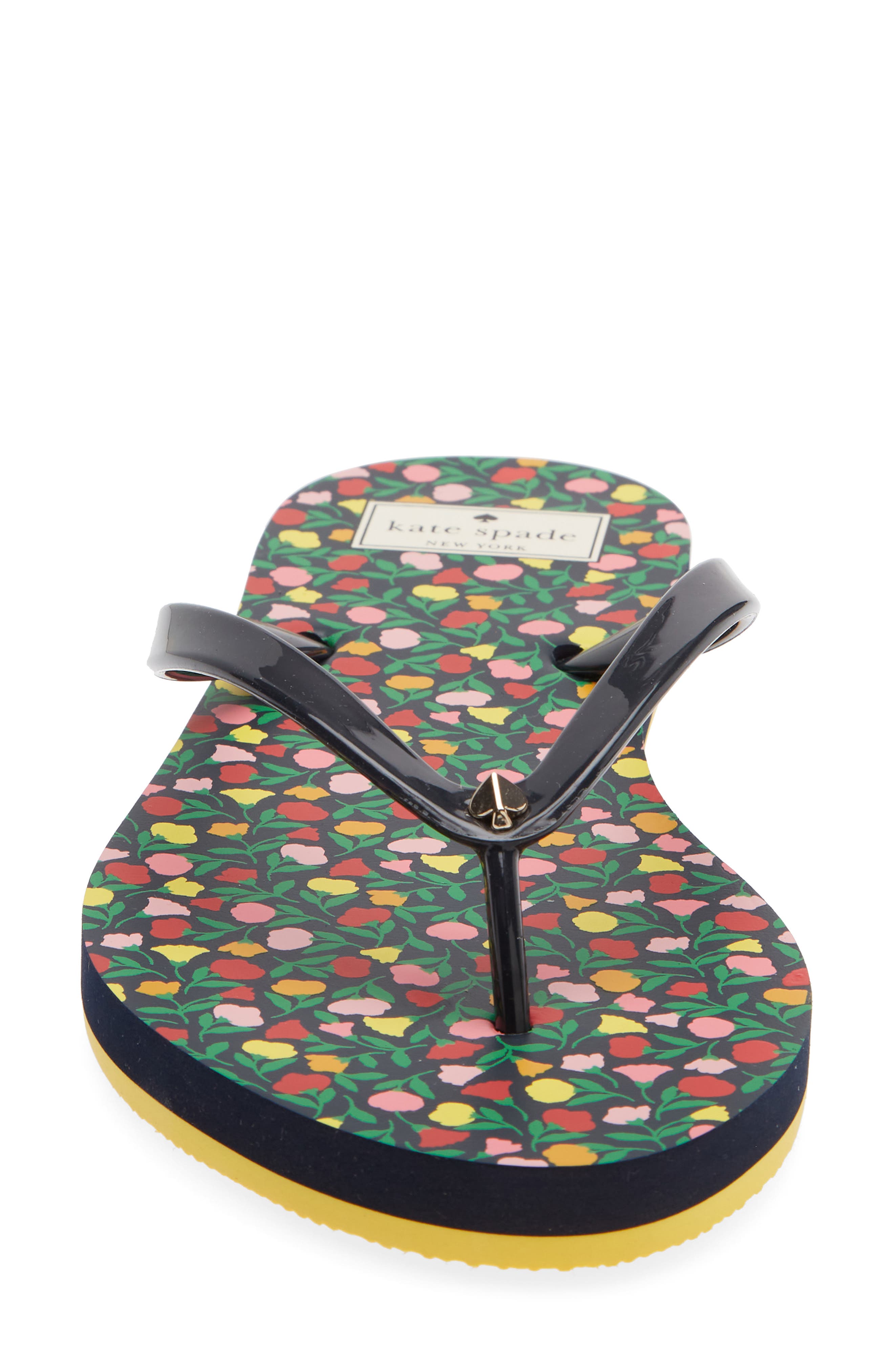 Kate Spade New York feldon flip flop sandal, Alternate, color, Ditsy Blossom/ Parisian Navy