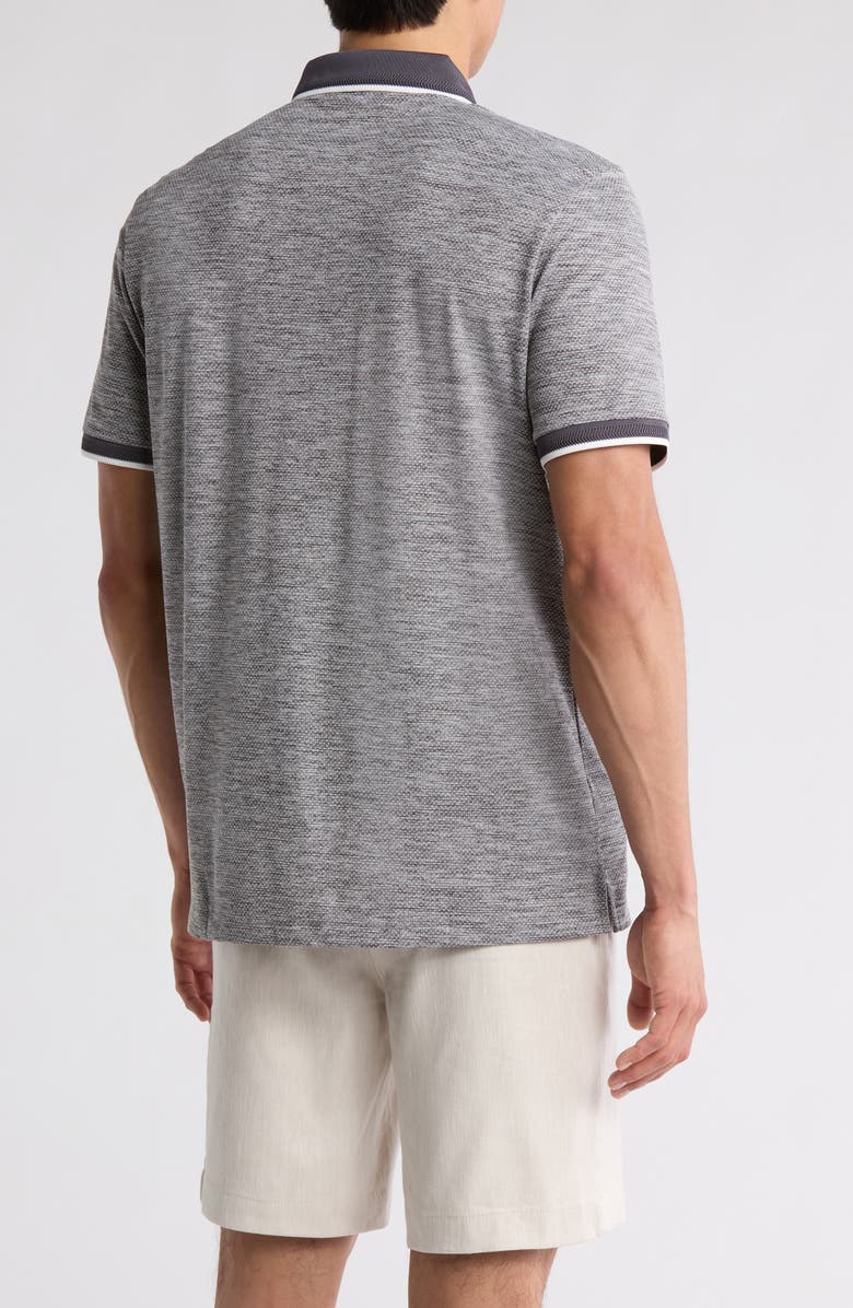 Bugatchi Tipped Collar Performance Knit Polo, Alternate, color,