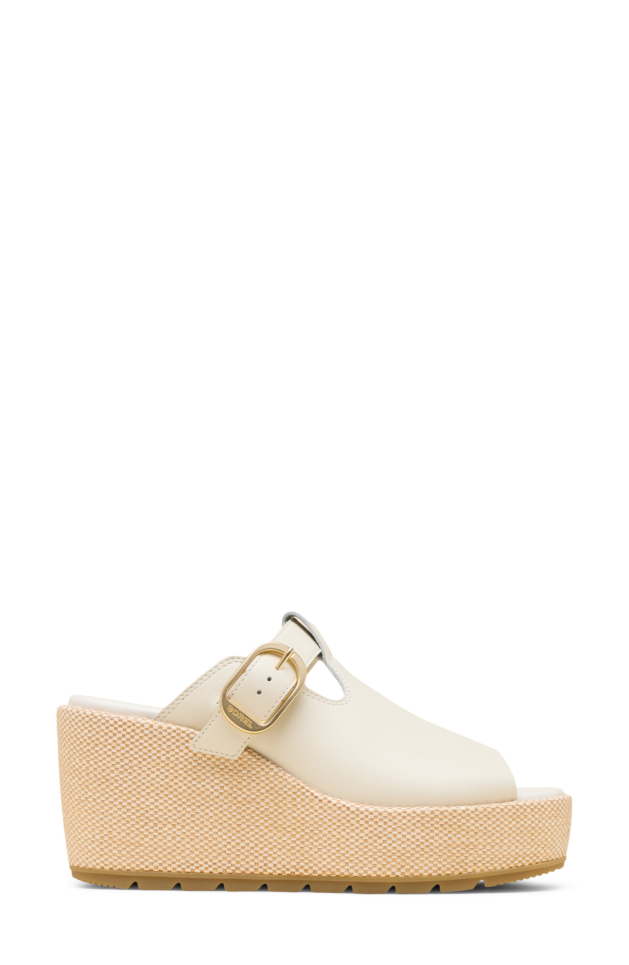 Sunpeak Platform Wedge Sandal, Alternate, color, CHALK/ GUM 16