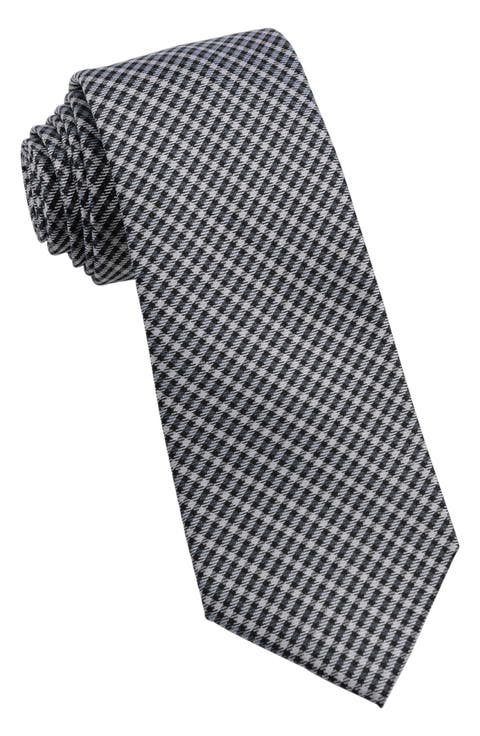 Plaid Silk Tie