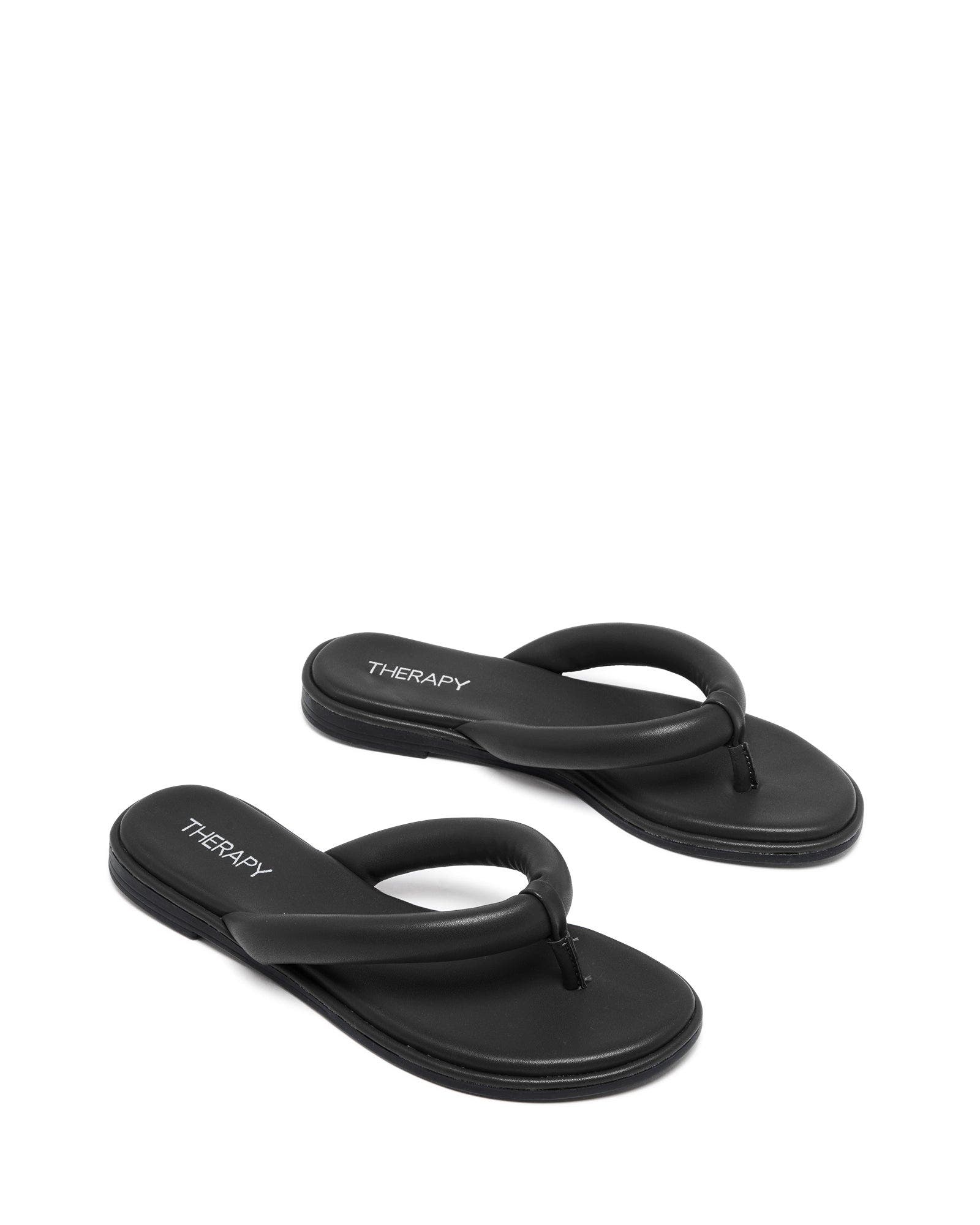 Teva Open Round Toe Sandal, Alternate, color, BLACK PU