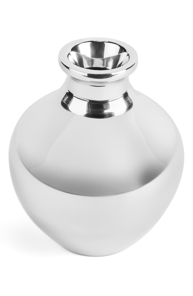 Nambé Medium Posey Vase, Alternate, color, Silver