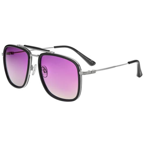 Breed Bertha Men's Bsg068c5 54mm Polarized Sunglasses In Black/purple