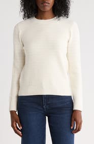 CYRUS Textured Stitch Crewneck Sweater